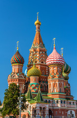 Saint Basil's Cathedral in Red Square - Moscow