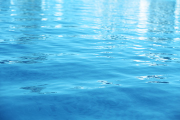 Obraz premium Blue water in swimming pool