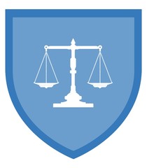 Balance dans un blason