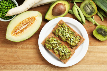 Healthy snack, close-up