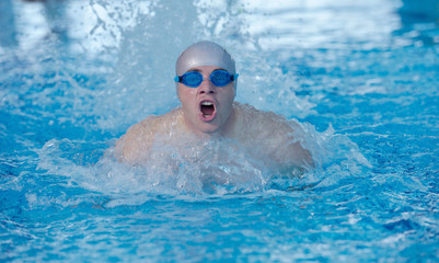 Fototapeta na wymiar swimmer athlete