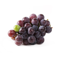 grapes on the white background