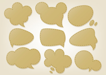 Speech Bubbles Stitched sets