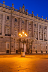 Obraz premium Royal Palace at Madrid Spain