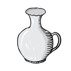 vase, sketch vector illustration