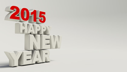 Render of Happy new year 2015
