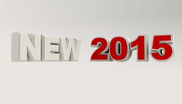 Render of Happy new year 2015