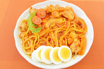 美味しそうなスパゲティ