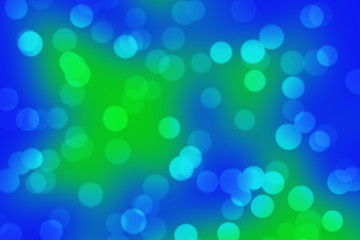 blue and green bokeh background