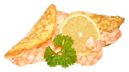 Prawn Filled Omelette