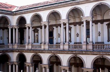 Fototapeta na wymiar Pinacoteca di Brera