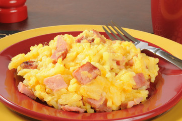 Ham and au gratin potatoes