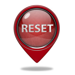 reset pointer icon on white background