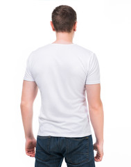 young man in t-shirt