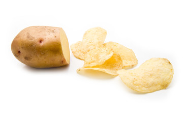 potato and chips