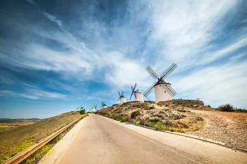 Photo sur Plexiglas Moulins windmills in Consuegra
