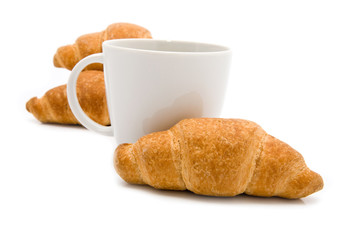 coffee and croissants