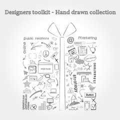 Designers toolkit - Hand drawn collection