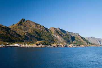 Fototapeta premium Bergkette der Lofoten