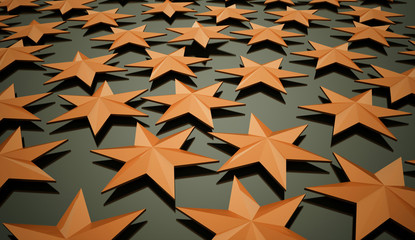 Orange stars background