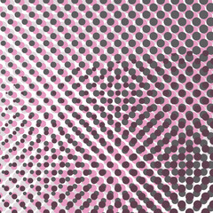 An abstract close up of a retro halftone pattern