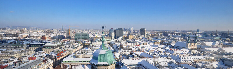 blick über wien