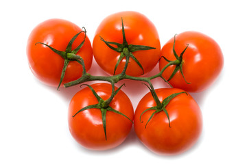 red juicy tomatoes