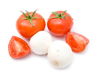 tomatoes and mushrooms