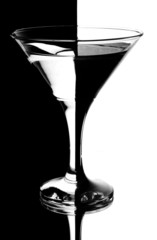 tall wine glass for a martini