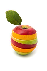 fruit being from different fruit