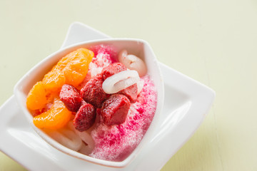 Ice cream fruit