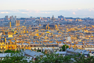 Beautiful Paris up view