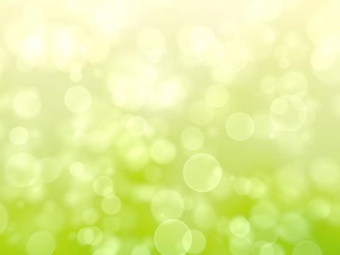 Green Festive abstract background with bokeh