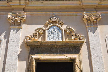 Church of Carmine. San Severo. Puglia. Italy.