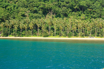 Fototapeta na wymiar On a tropical island. El Nido. Philippines.