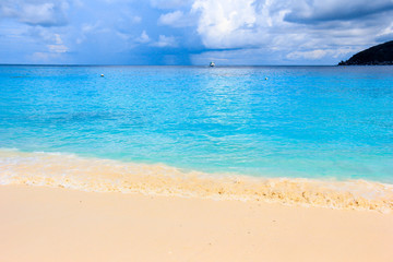 sea beach blue sky sand sun daylight relaxation landscape