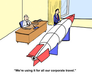 "We're using it for all our corporate travel."
