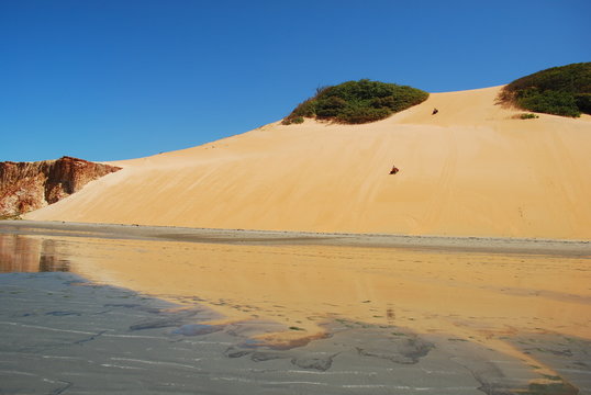 descente de la dune en buggy