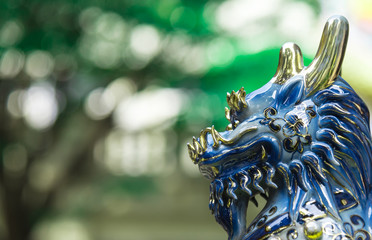 Chinese Kirin guardian statue