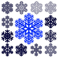 Decorative abstract snowflake.