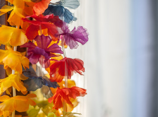 ghirlanda di fiori appesa