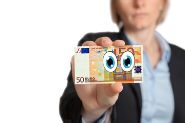 Fototapeta premium 50 Euro Comic