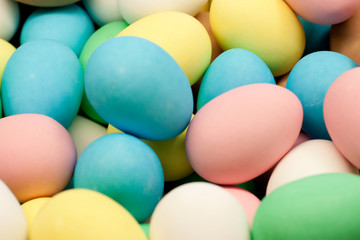 coloured eggs