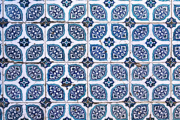 Tiles of walls of New mosque in Fatih, Istanbul