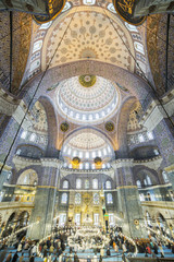 Fototapeta na wymiar New mosque in Fatih, Istanbul