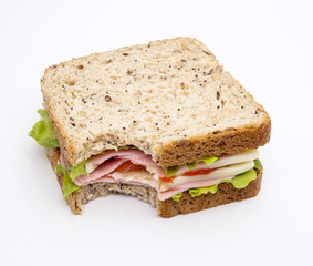 Bitten sandwich