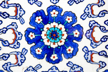 Iznik tiles in Rustem Pasa Mosque, Istanbul