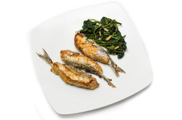 Sardine ripiene, impanate e fritte