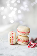 Christmas macarons