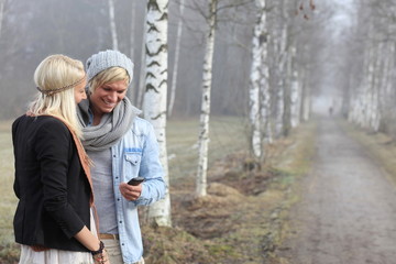 Fototapeta premium romantic couple autumn